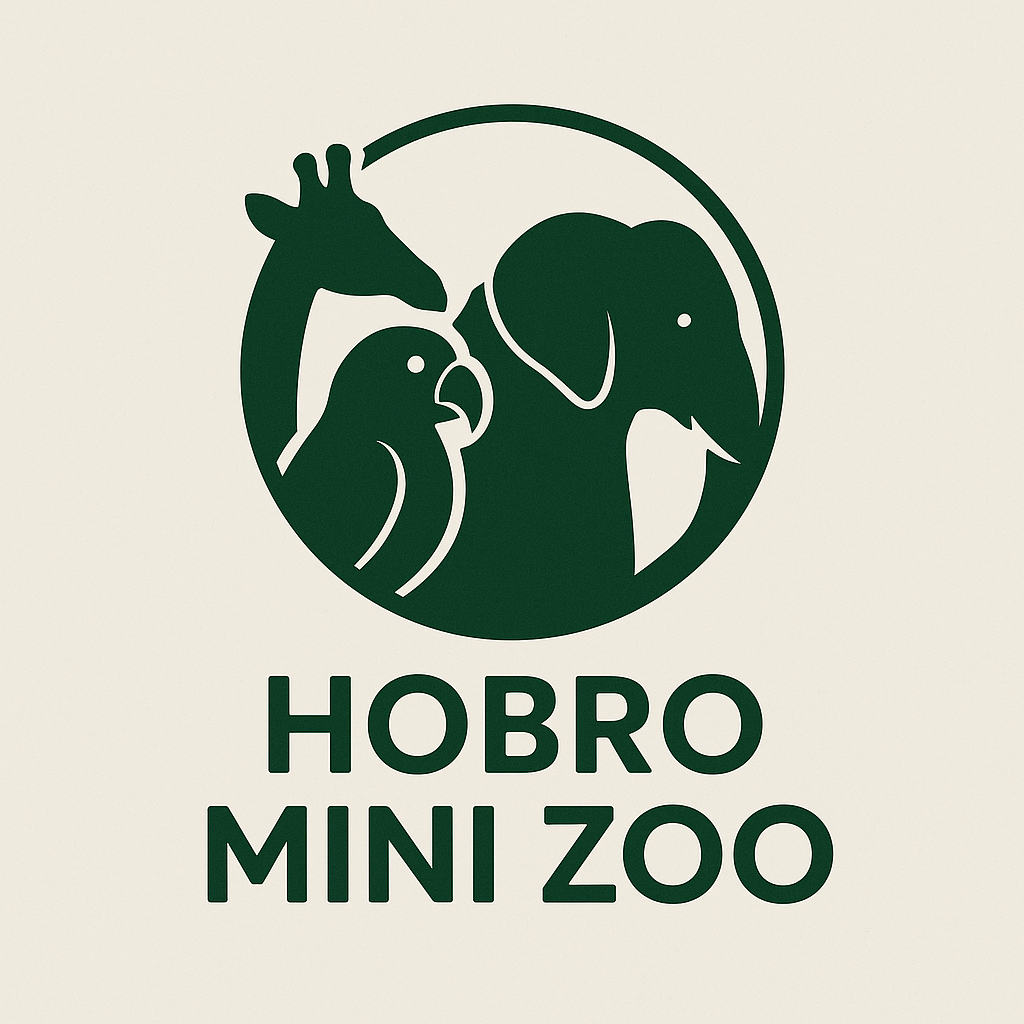 Logo for Hobro Mini Zoo - Et univers af zoologi