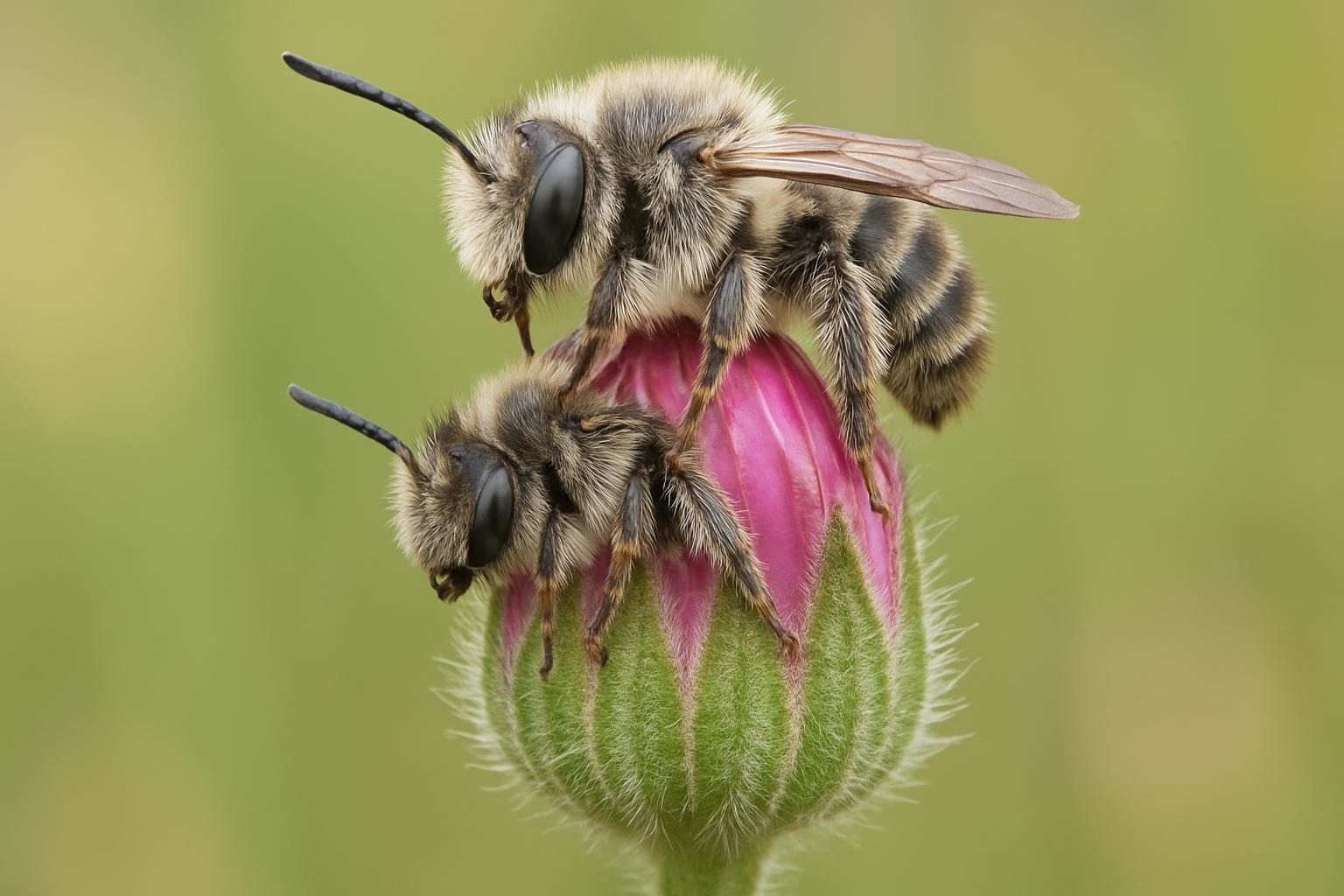 Bladskærebi – Megachile lagopoda